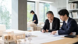 設計事務所M&Aの相談風景